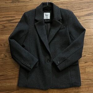 Abercrombie & Fitch Dark Gray Blazer